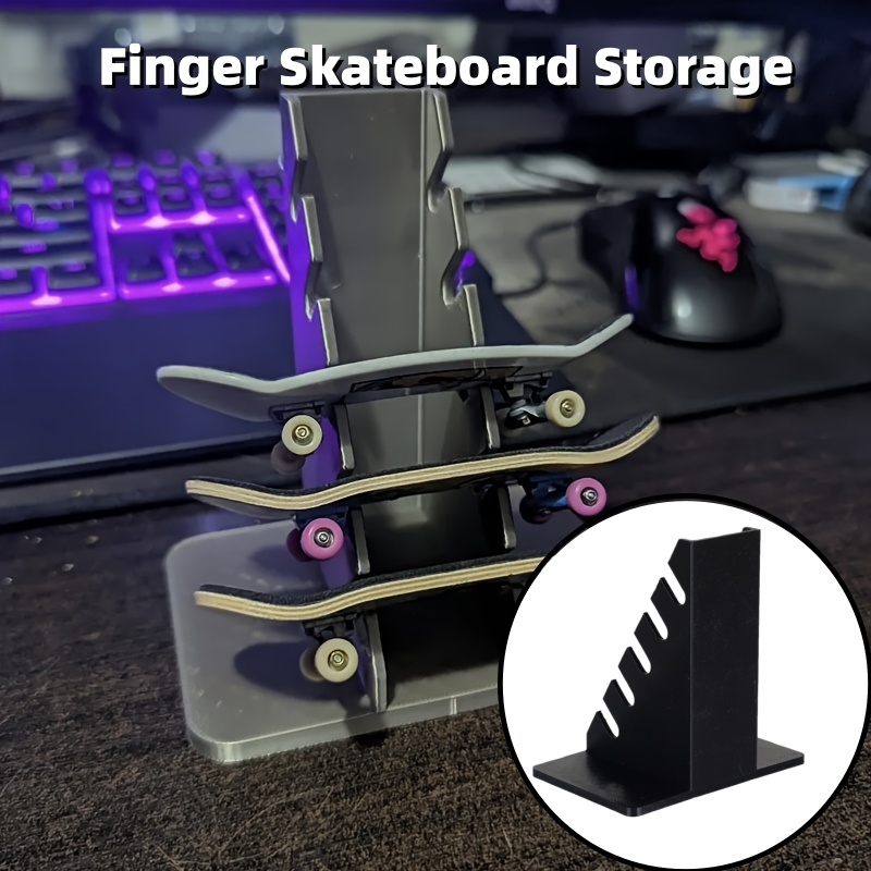Desk Setup Shelf - 1PCS Finger Skateboard Display Stands Finger