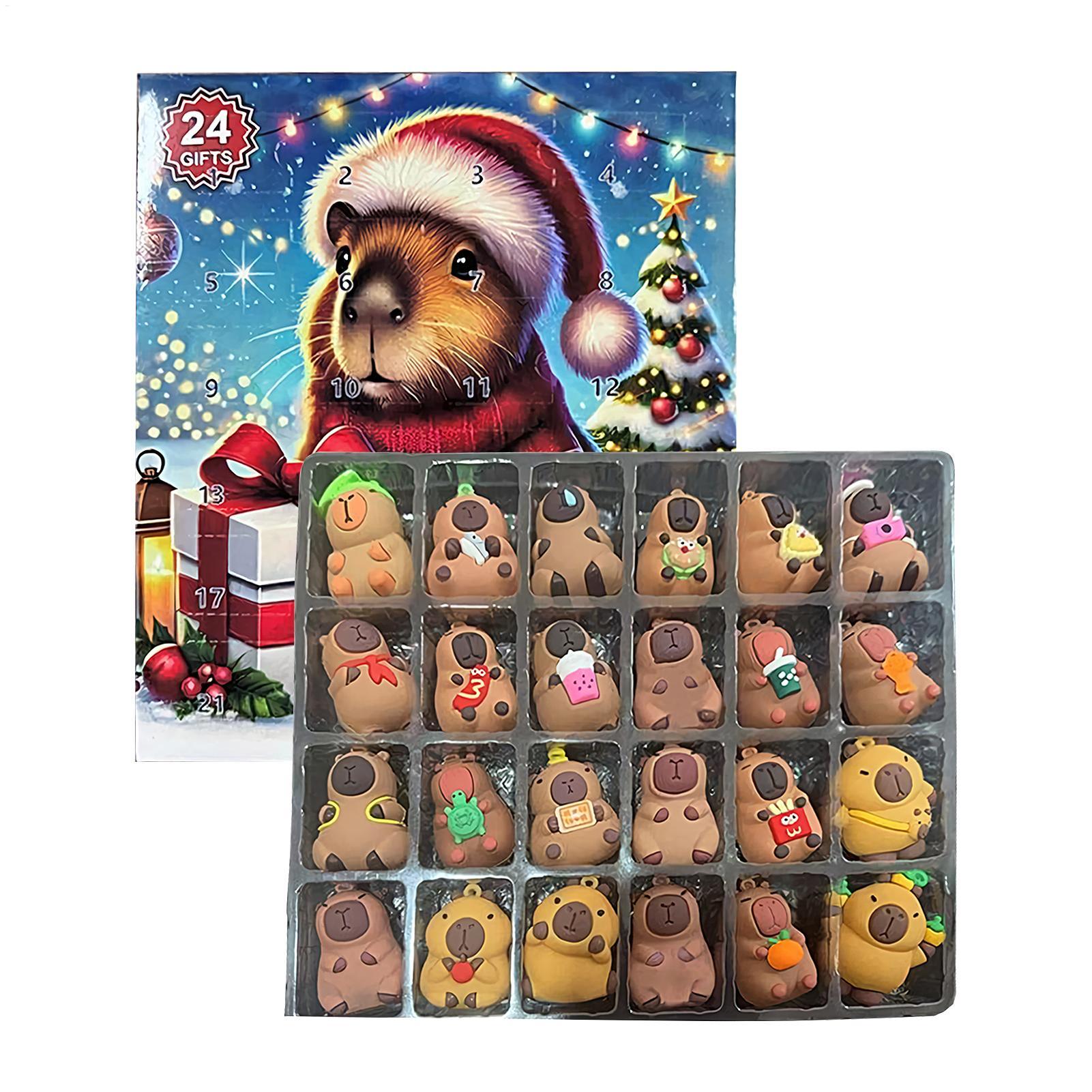Desk Setup Shelf - New Capybara Christmas Countdown Calendar Advent