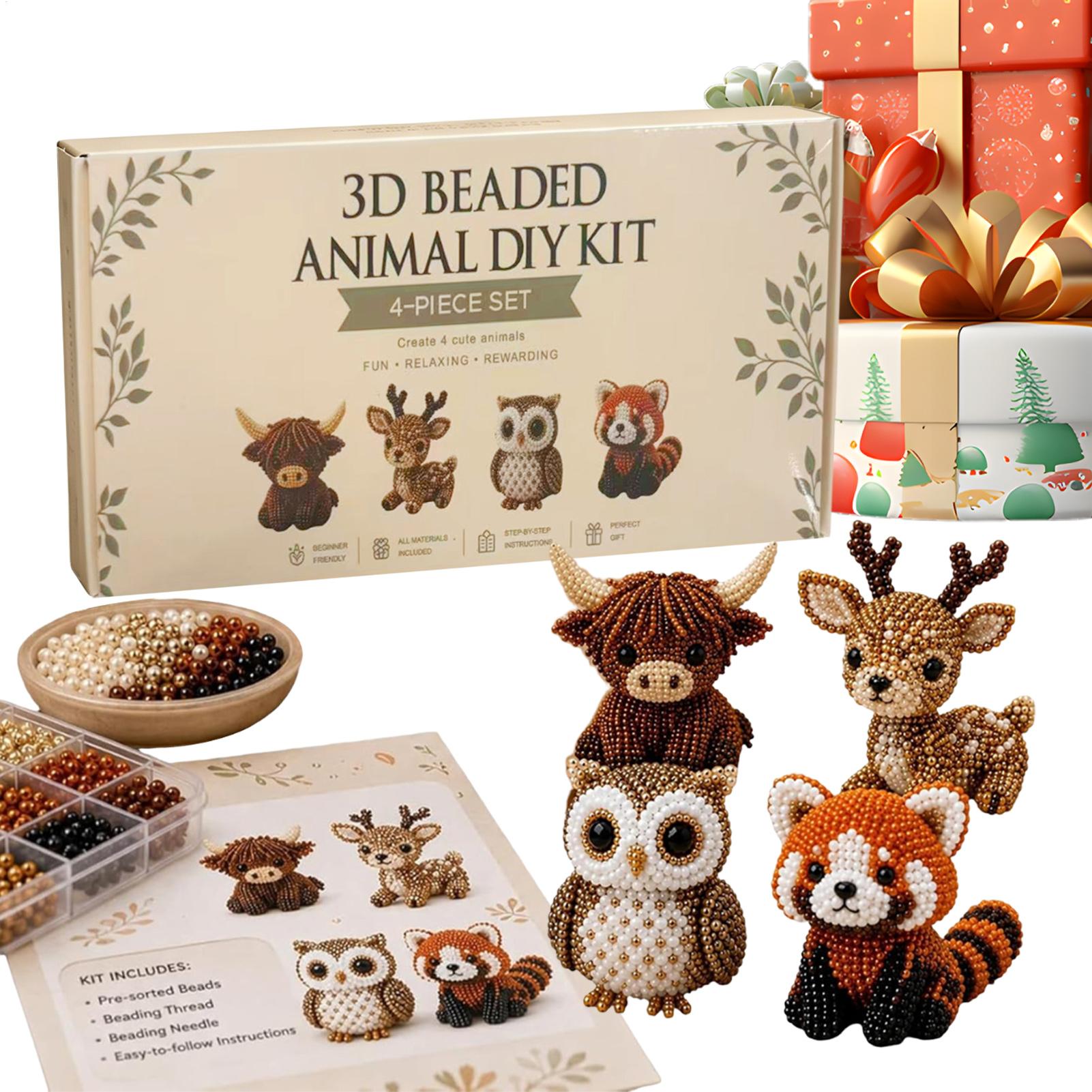 Desk Setup Shelf - Handmade Beadwork Art Craft Set 3D