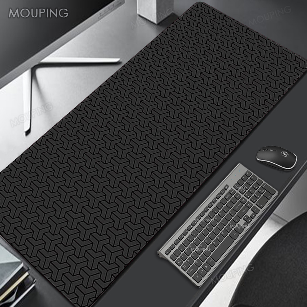 Desk Setup Black And White - Black Deskmat Carpet Desk Accessories Laptop