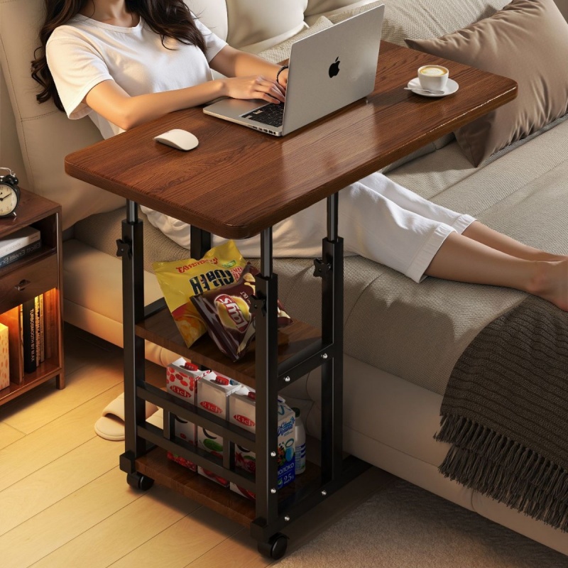 Movable Lifting Bedside Table  - đánh giá và giá Desk Setup Notebook