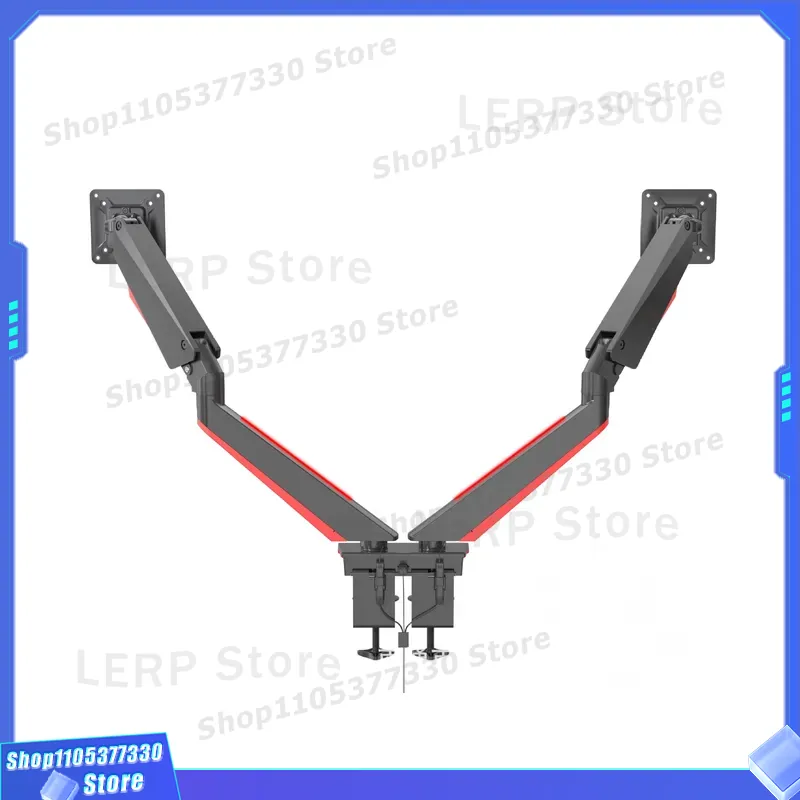Aluminum Dual Monitor Arm 15 t - đánh giá và giá Desk Setup Dual Monitor