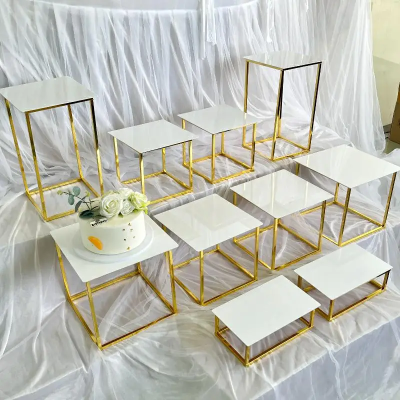 12-20 PCS Luxury Gold Frame Wh - đánh giá và giá Desk Setup Riser
