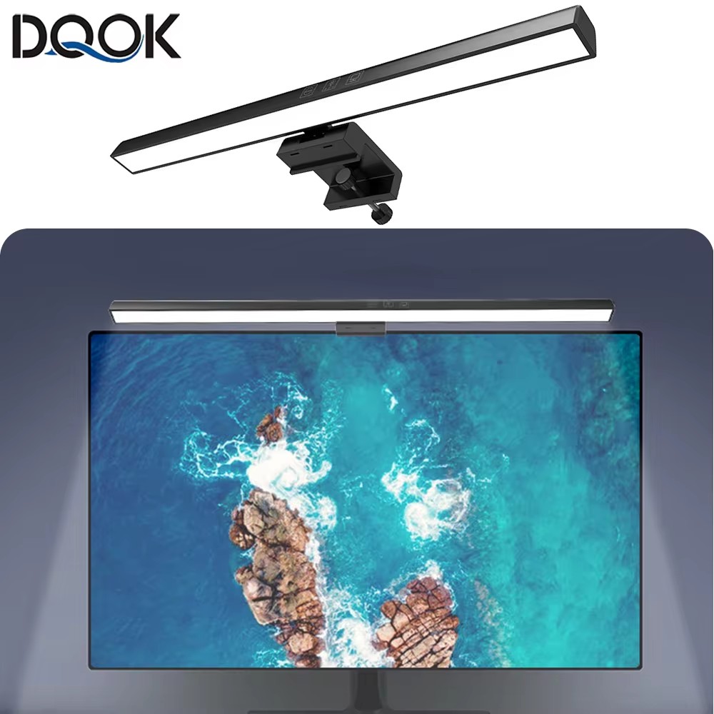 Screen LED Bar Desk Lamp PC Co - đánh giá và giá Desk Setup Notebook