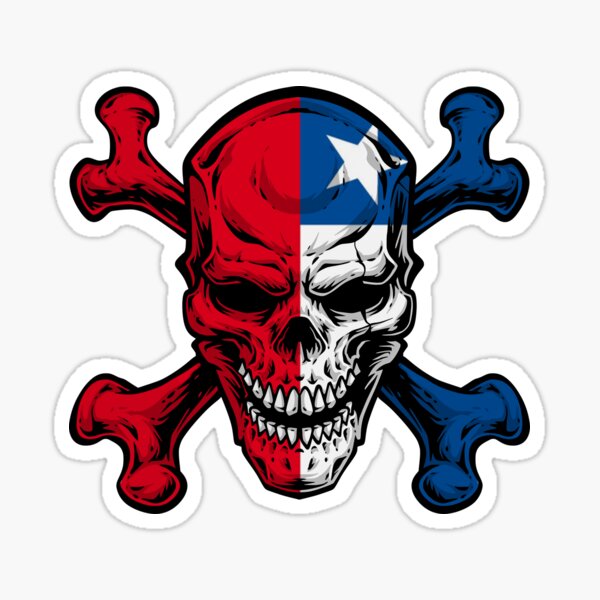 Chile Emblem Flag Skull Creati - đánh giá và giá Desk Setup Notebook