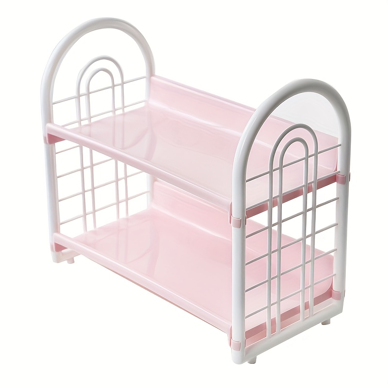 1pc Double Layer Multi-Functio - đánh giá và giá Desk Setup Shelf