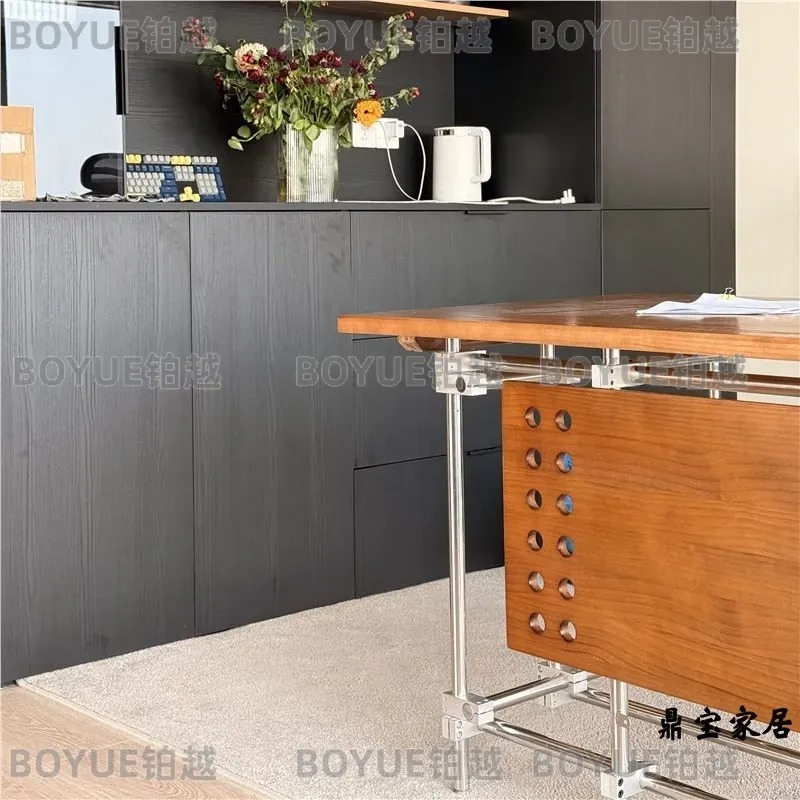 Bauhaus Solid Wood Desk Retro  - đánh giá và giá Desk Setup L Shaped