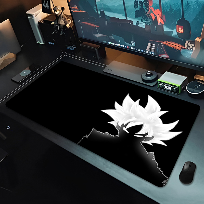 DBZ Black Anime Mouse Pad Drag - đánh giá và giá Desk Setup Rug