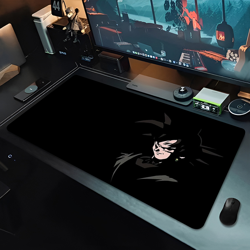 DBZ Black Anime Mouse Pad Drag - đánh giá và giá Desk Setup Rug
