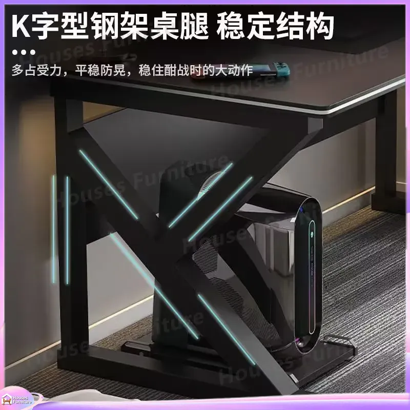 Cafe Metal Gaming Desk Black M - đánh giá và giá Desk Setup L Shaped