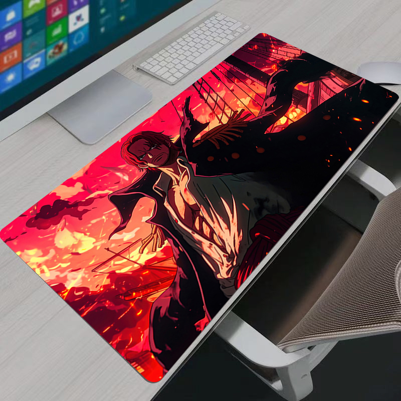 One Piece Shanks Mouse Pad Lar - đánh giá và giá Desk Setup Carpet