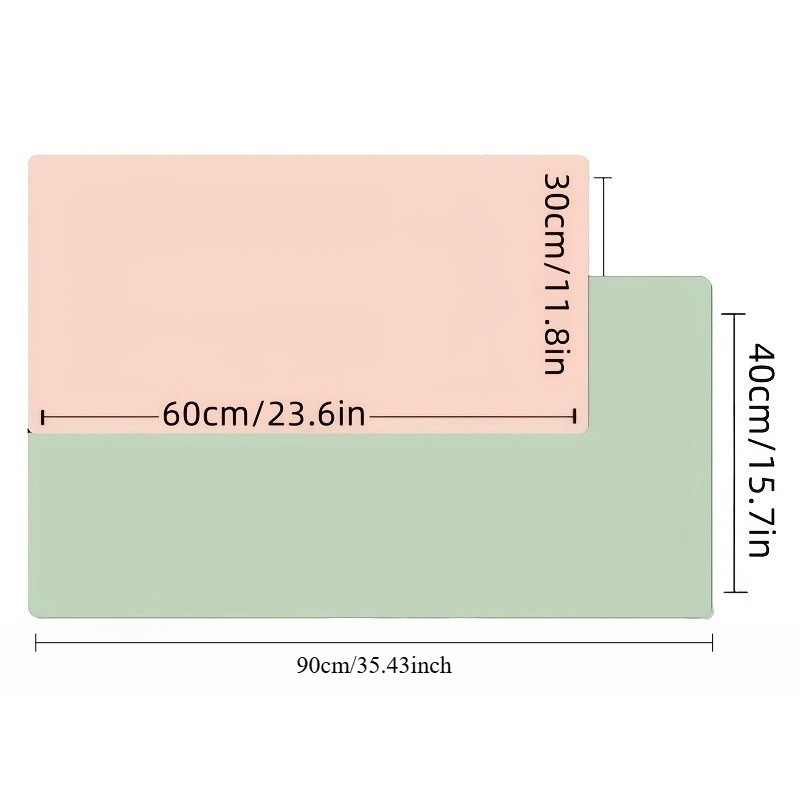 1PCS Large PU Leather Mouse Ma - đánh giá và giá Desk Setup Rug