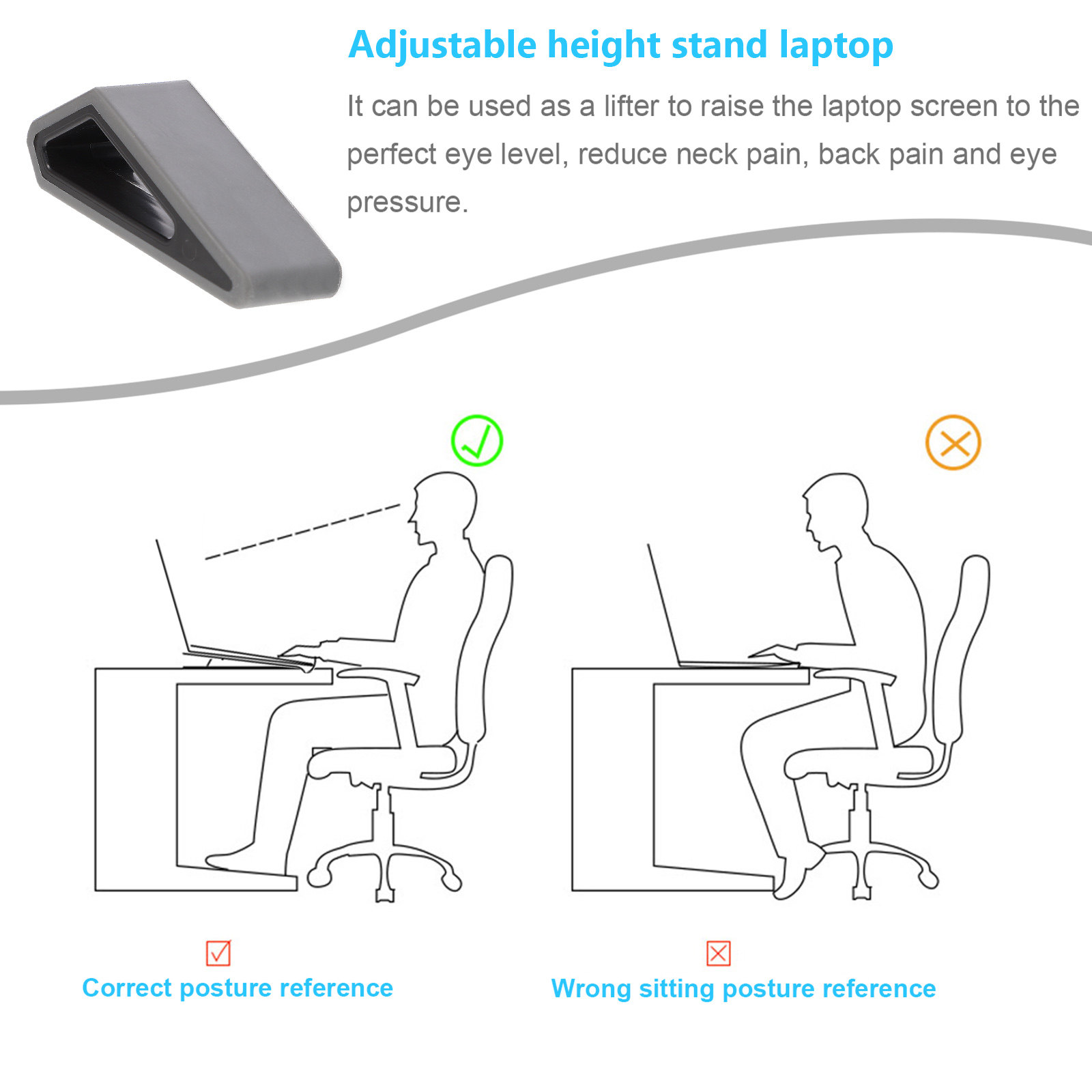 2Pcs Laptop Stand Notebook Ris - đánh giá và giá Desk Setup Riser