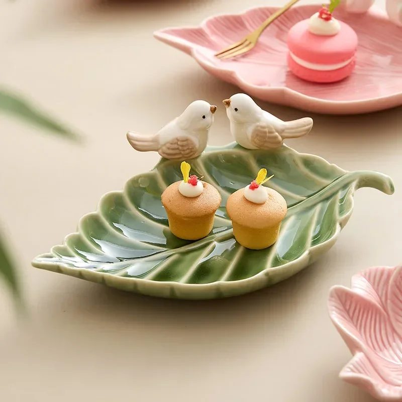 Cute Bird Tray Ceramic Jewelry - đánh giá và giá Desk Setup Shelf