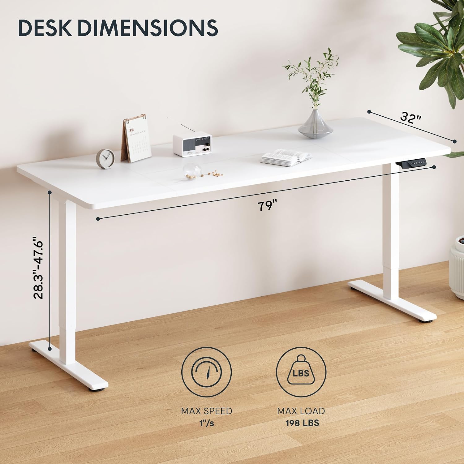 Large Dual Motor Electric Stan - đánh giá và giá Desk Setup Dual Monitor