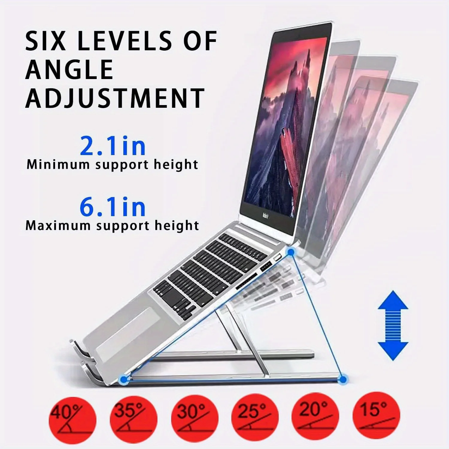 Foldable Aluminum Laptop Riser - đánh giá và giá Desk Setup Riser