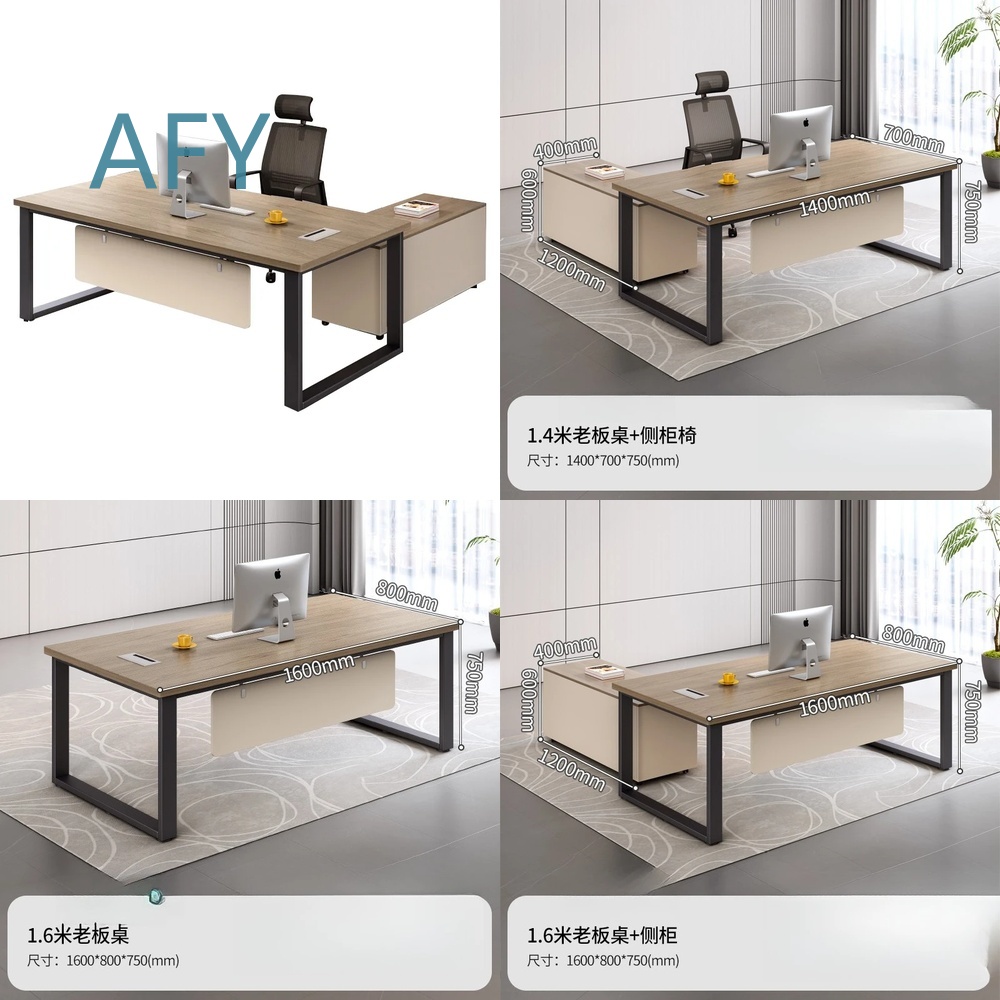 Executive Desk Set for Office  - đánh giá và giá Desk Setup L Shaped