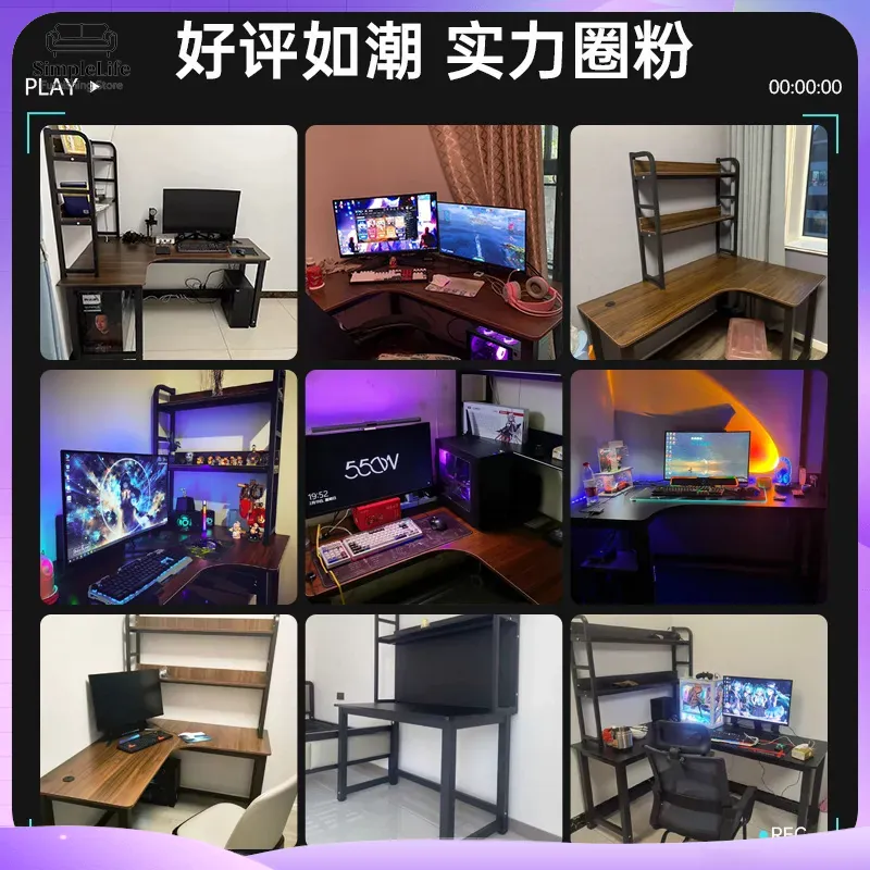 Corner Gaming Desk Computer De - đánh giá và giá Desk Setup L Shaped