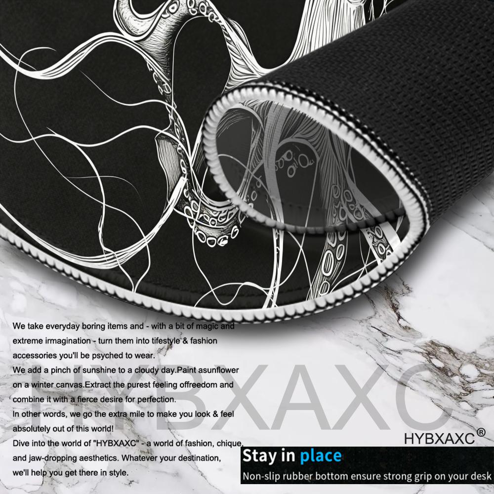 HYBXAXC Octopus Mouse Pad, Bla - đánh giá và giá Desk Setup Black And White
