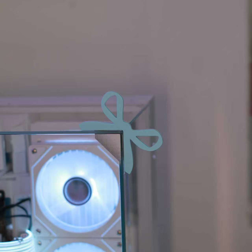 Monitor Decoration Bow Monitor - đánh giá và giá Desk Setup Corner