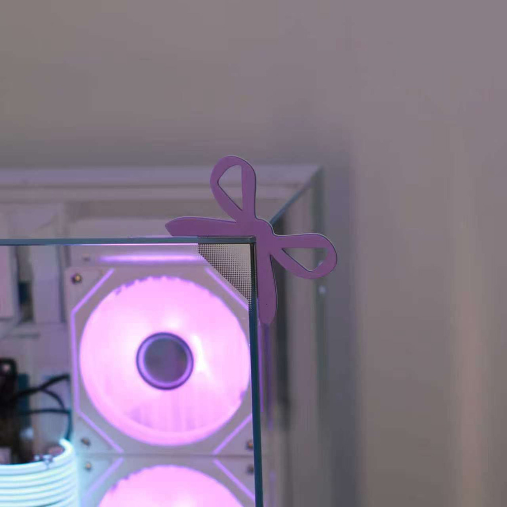 Monitor Decoration Bow Monitor - đánh giá và giá Desk Setup Corner