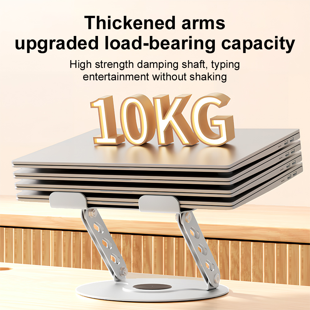 360° Rotating Laptop Stand Adj - đánh giá và giá Desk Setup Riser