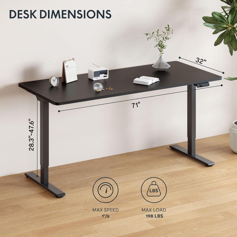 FLEXISPOT Electric Standing De - đánh giá và giá Desk Setup Dual Monitor