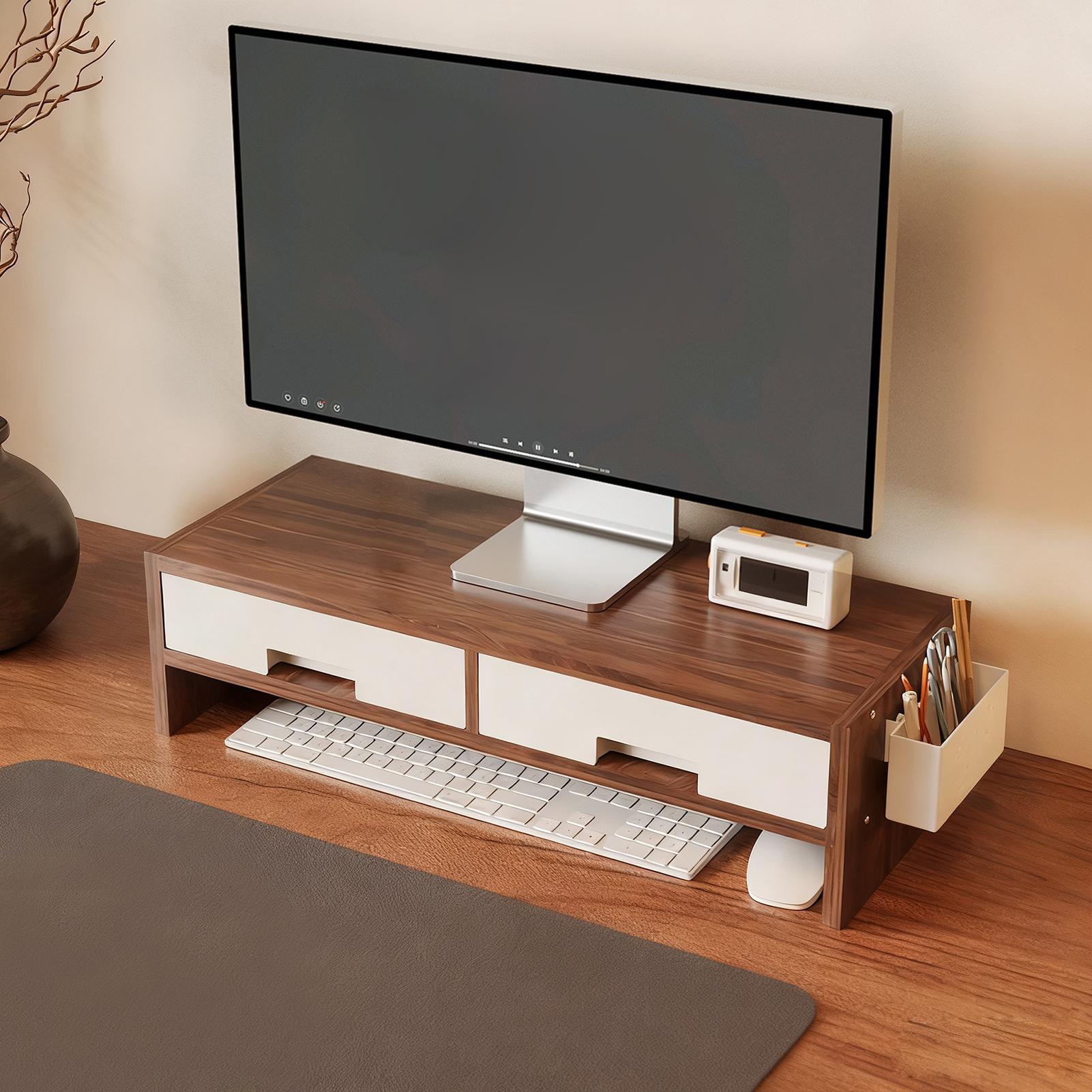 Desk Monitor Stand Riser Doubl - đánh giá và giá Desk Setup Riser