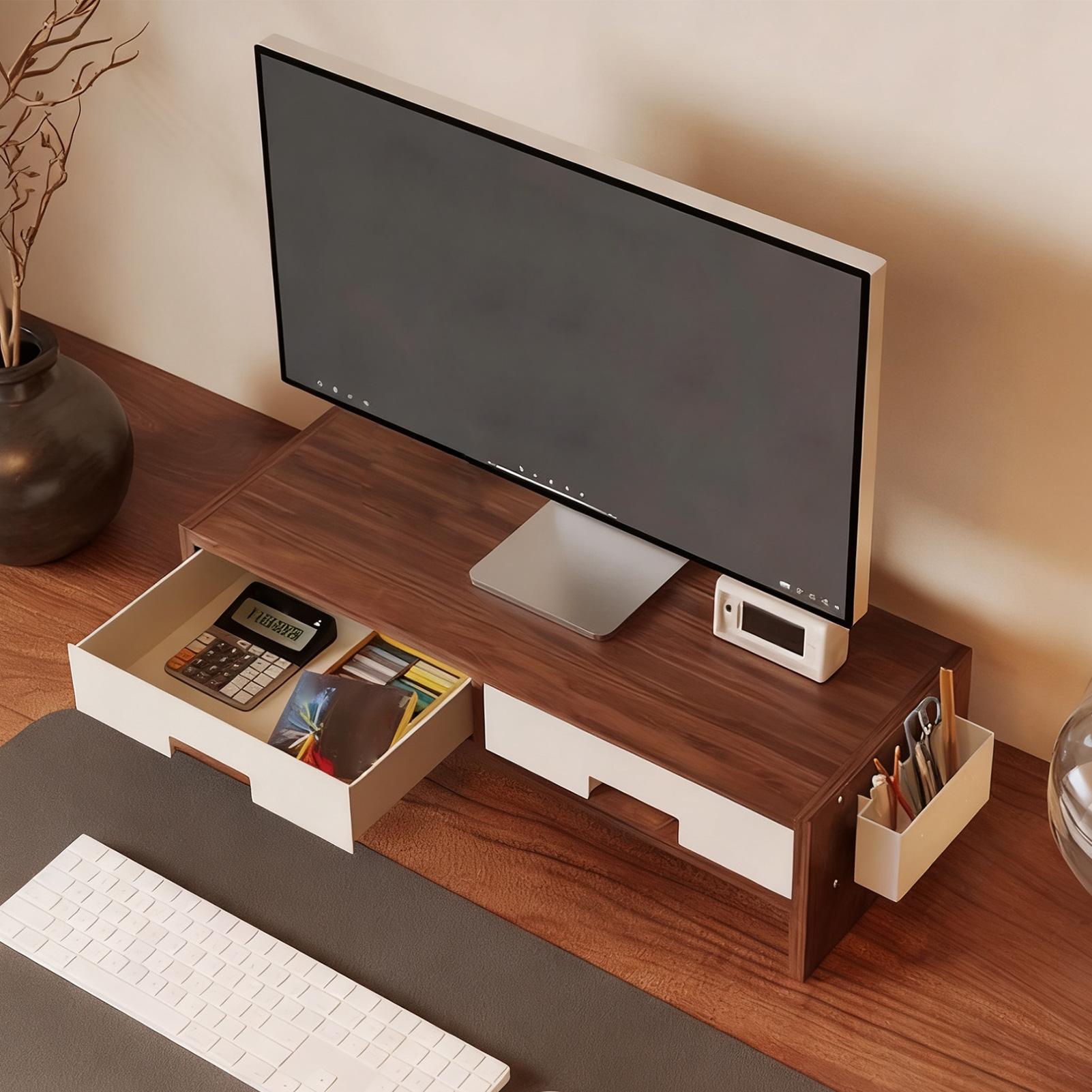 Desk Monitor Stand Riser Doubl - đánh giá và giá Desk Setup Riser