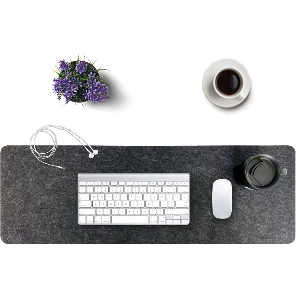 Felt Desk Mat Computer Mat for - đánh giá và giá Desk Setup Rug