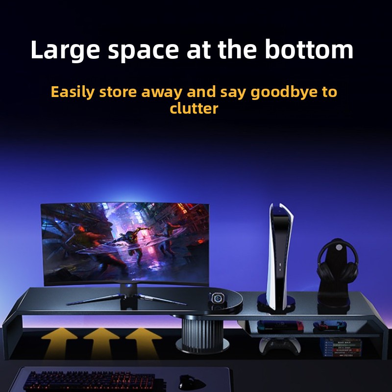 Gaming Dual Monitor Stand Offi - đánh giá và giá Desk Setup Dual Monitor