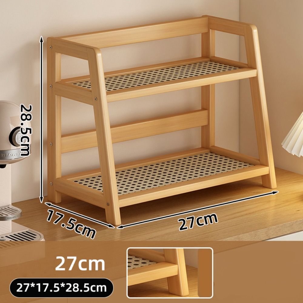 Wooden Storage Shelf for Kitch - đánh giá và giá Desk Setup Shelf