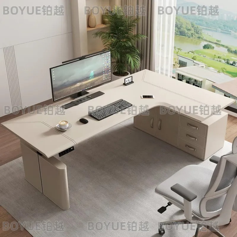 L Shaped Electric Height Adjus - đánh giá và giá Desk Setup Corner