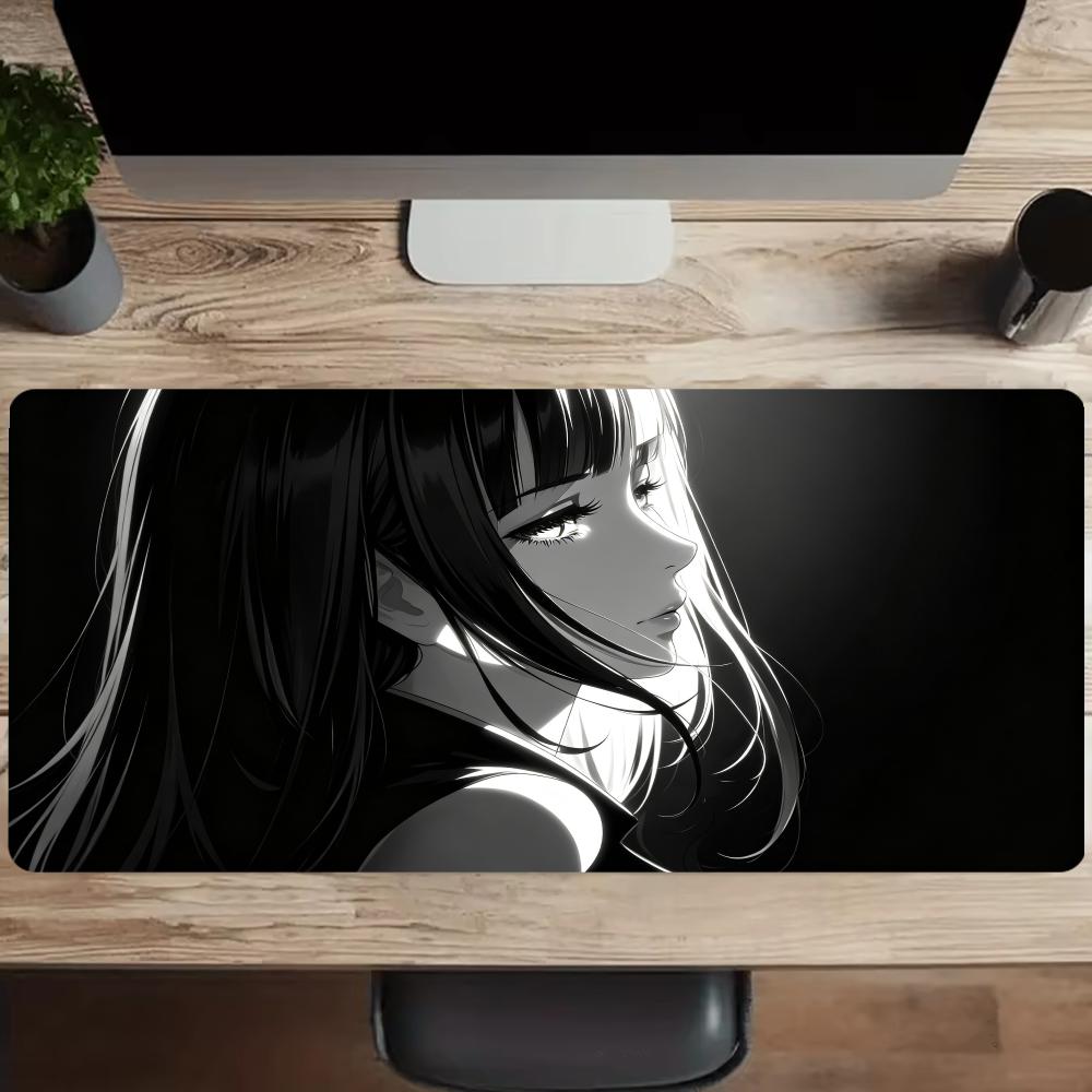 Dark Anime Girl Mouse Pad Desk - đánh giá và giá Desk Setup For Work