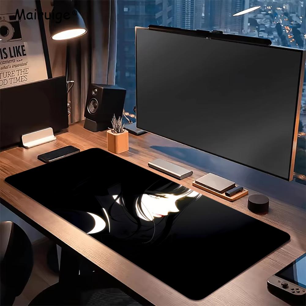 Dark Anime Girl Mouse Pad Desk - đánh giá và giá Desk Setup For Work