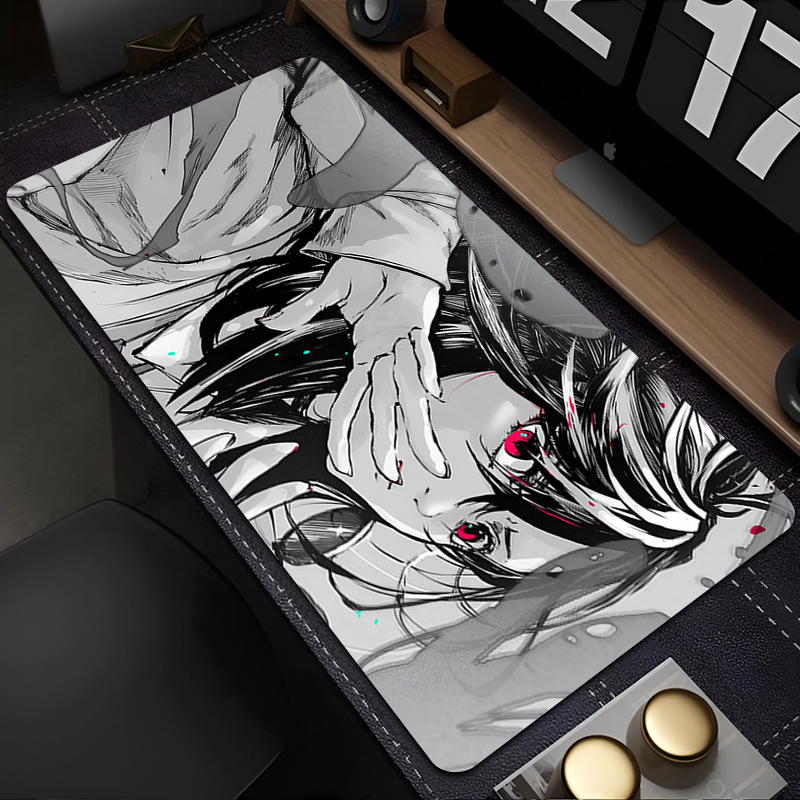 Mouse Pad PC Gaming Accessorie - đánh giá và giá Desk Setup Black And White