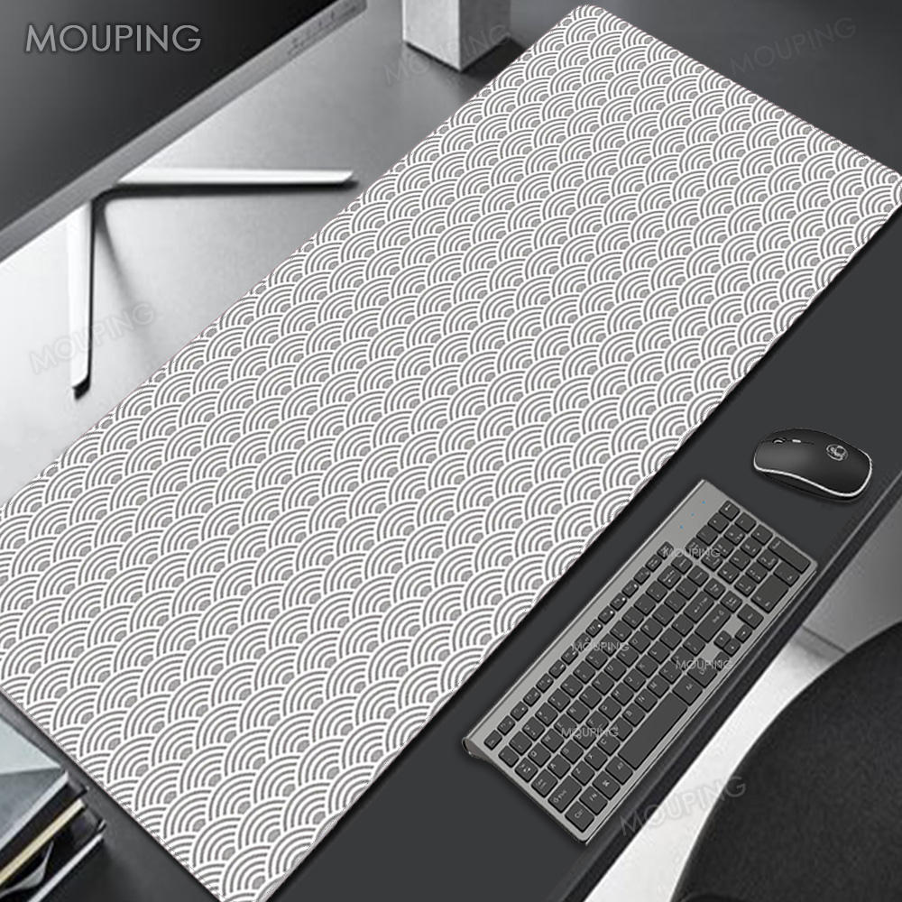 Black Deskmat Carpet Desk Acce - đánh giá và giá Desk Setup Black And White