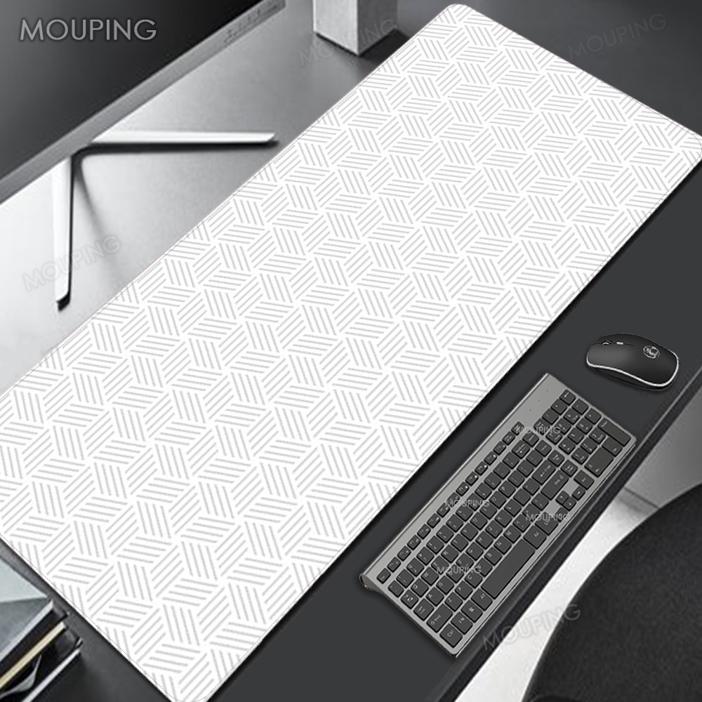 Black Deskmat Carpet Desk Acce - đánh giá và giá Desk Setup Black And White