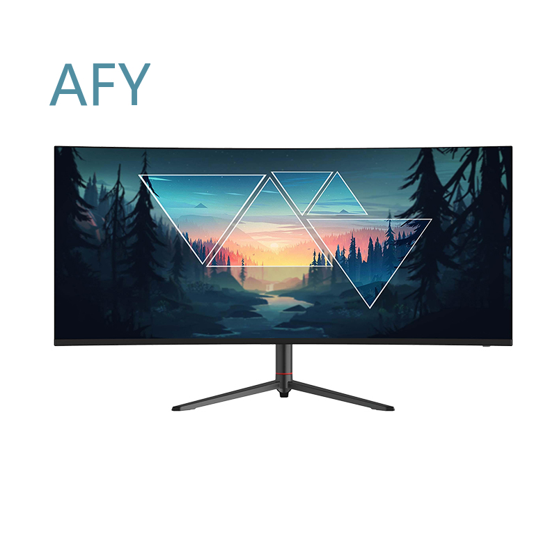 Flashworth 34 inch 4K curved g - đánh giá và giá Desk Setup Dual Monitor