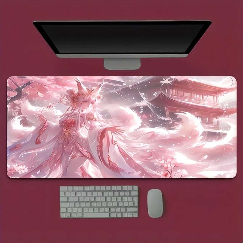 Anime Fox Girl Desk Mat, Exten - đánh giá và giá Desk Setup Designer