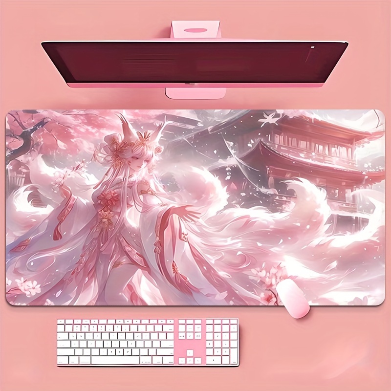 Anime Fox Girl Desk Mat, Exten - đánh giá và giá Desk Setup Designer