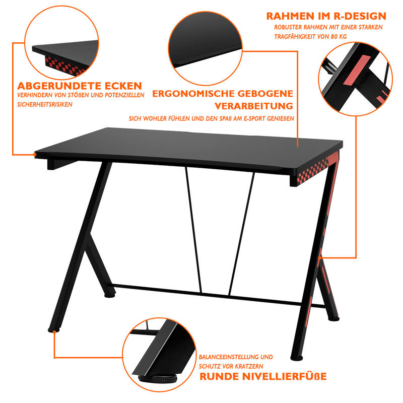 Modern Ergonomic Computer Desk - đánh giá và giá Desk Setup Designer