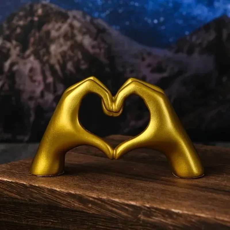 1PC Love Heart Hand Gesture St - đánh giá và giá Desk Setup Shelf