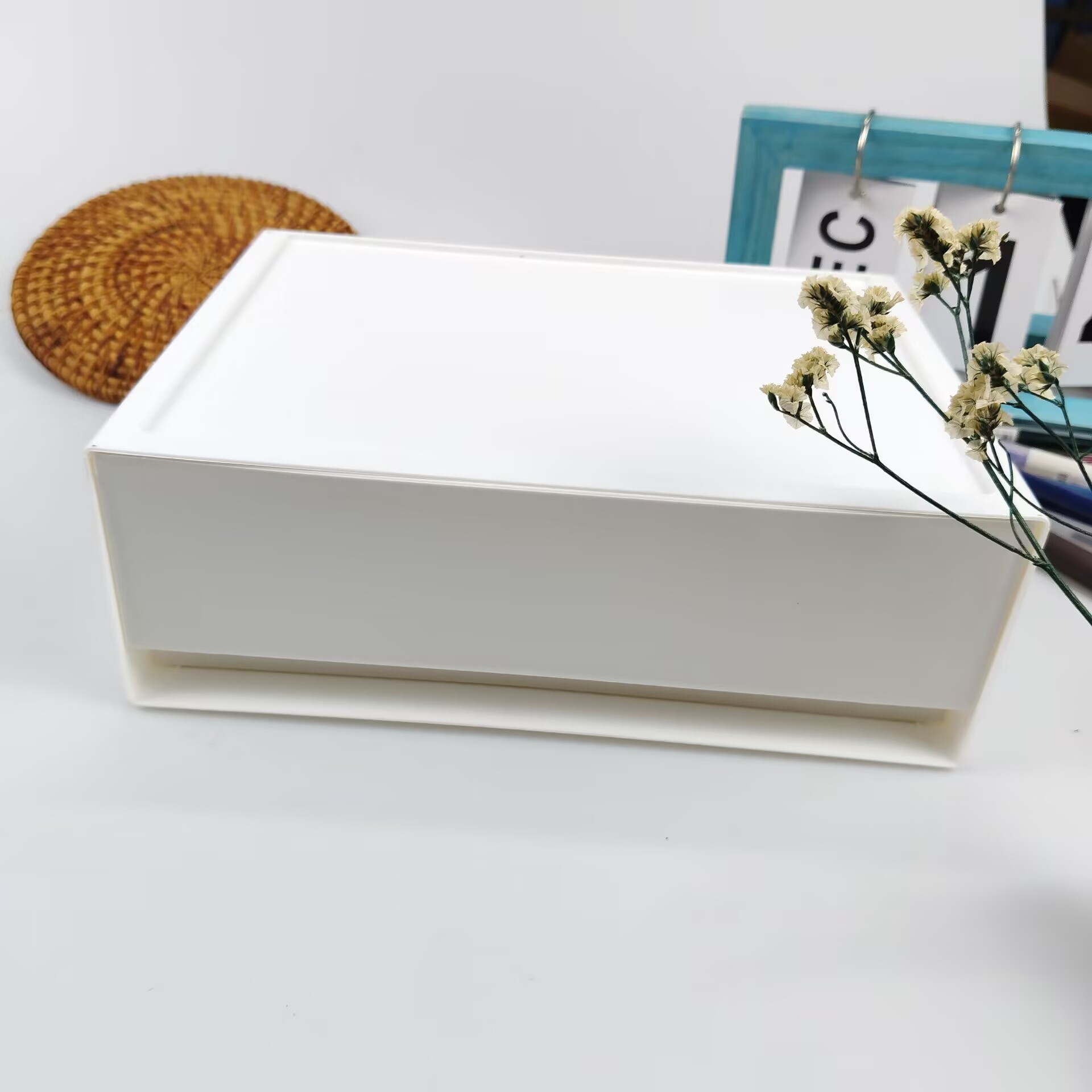 Desktop Storage Box, Drawer, C - đánh giá và giá Desk Setup Shelf