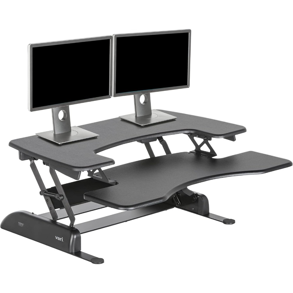 Desk Pro Plus 36, Dual Monitor - đánh giá và giá Desk Setup Dual Monitor