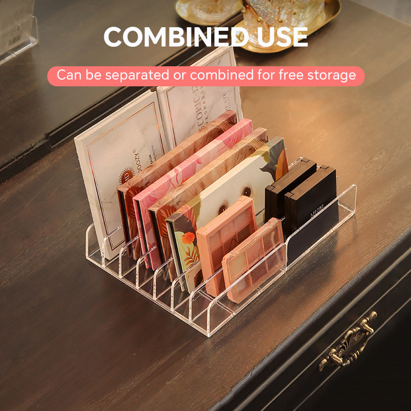 7 Grids Acrylic Table Cosmetic - đánh giá và giá Desk Setup Shelf