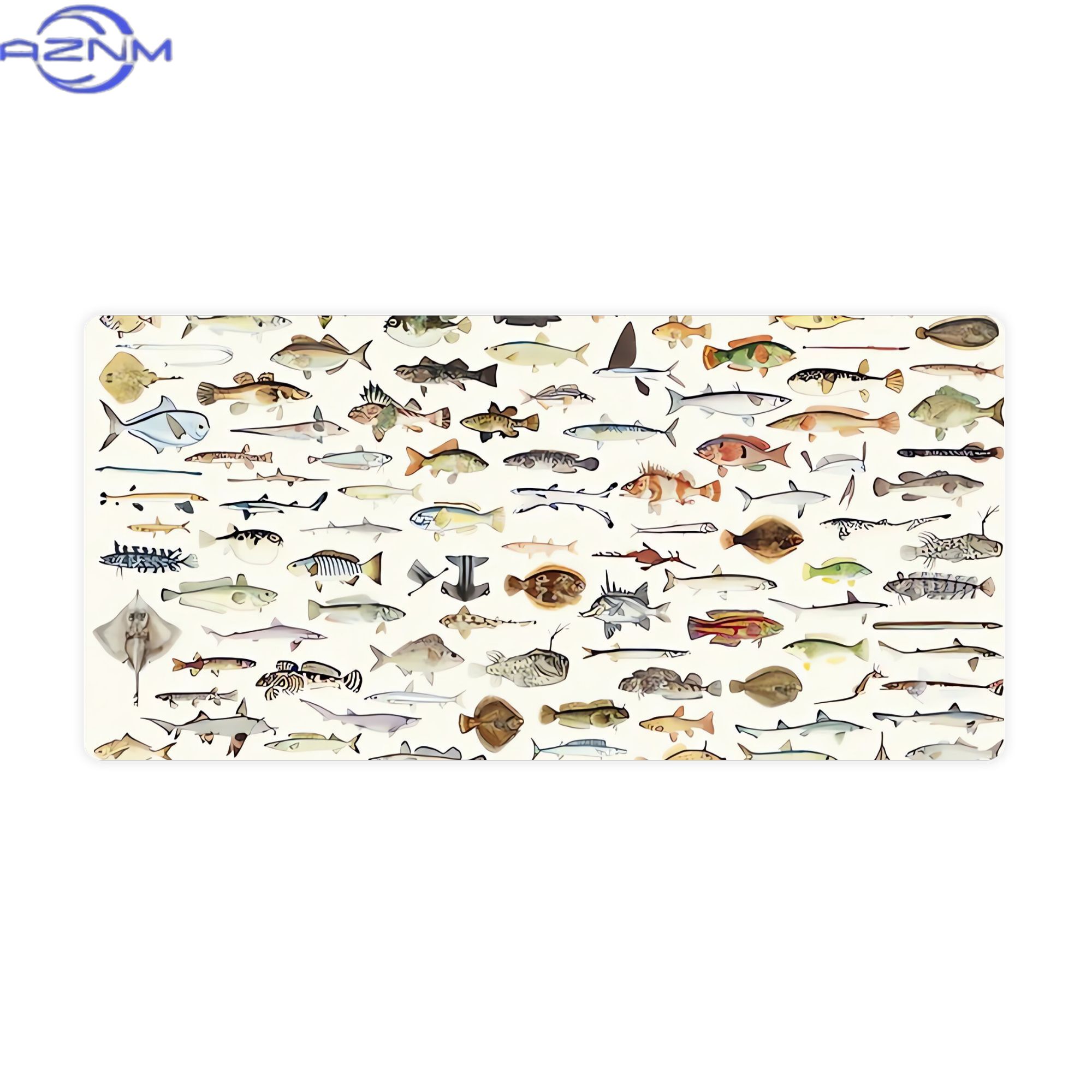 Fish Desk Mat for Mood Lightin - đánh giá và giá Desk Setup Corner