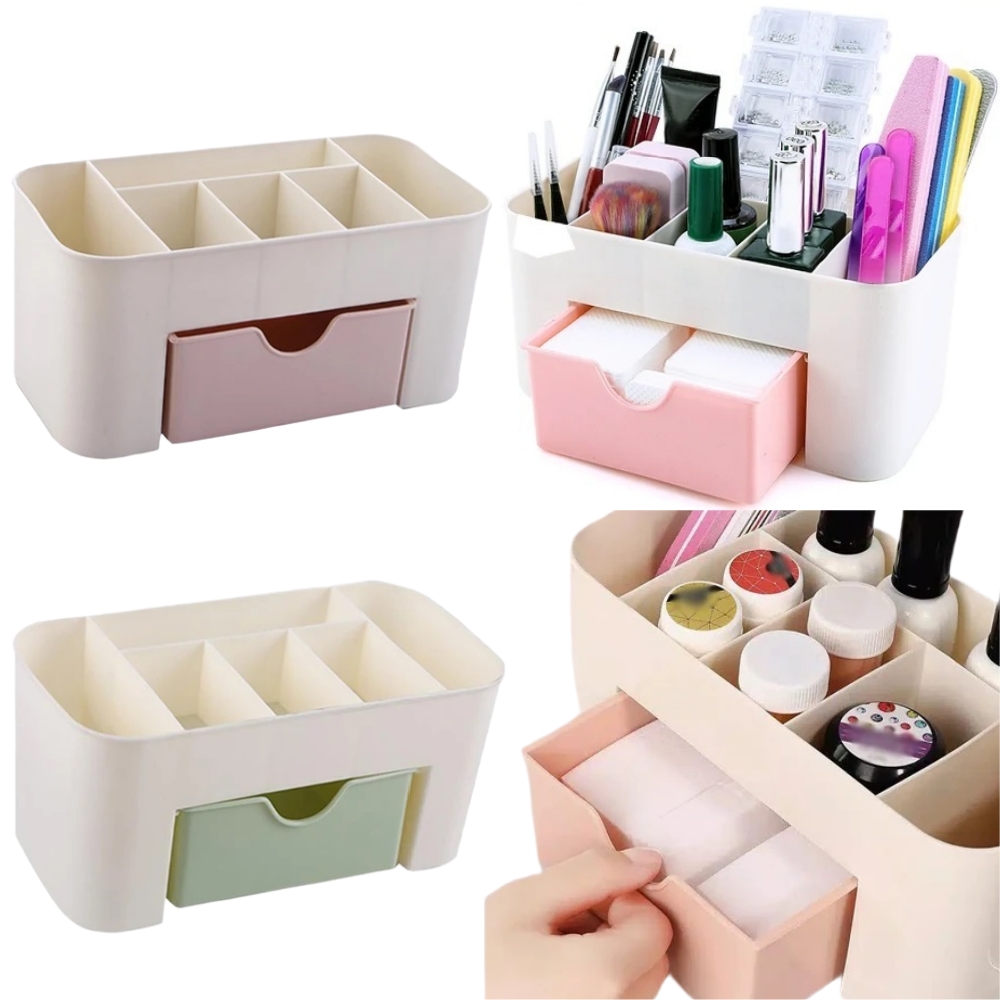 Nail Art Organizer Desktop Dra - đánh giá và giá Desk Setup Shelf