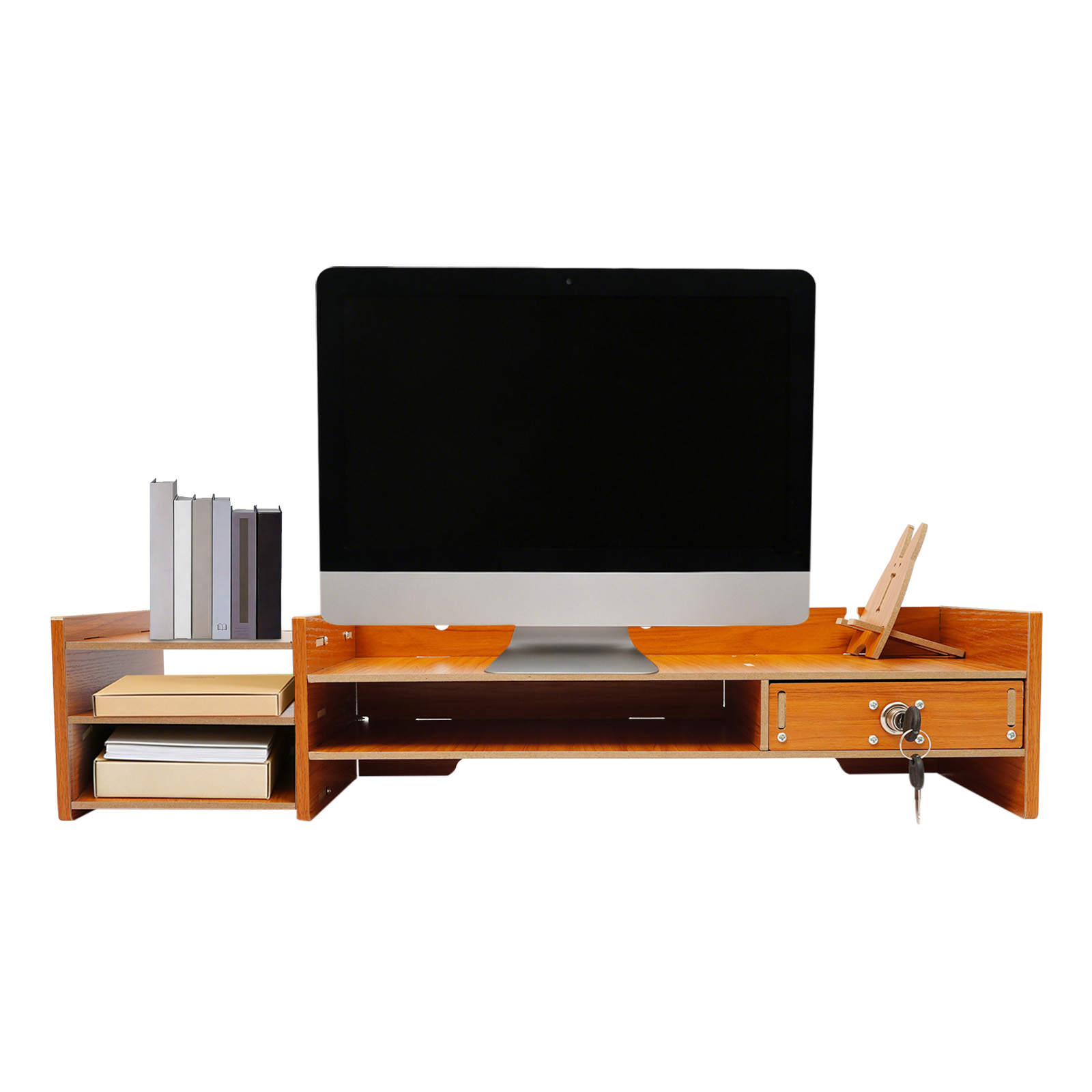 Mdf Ergonomic Monitor Stand Ri - đánh giá và giá Desk Setup Riser