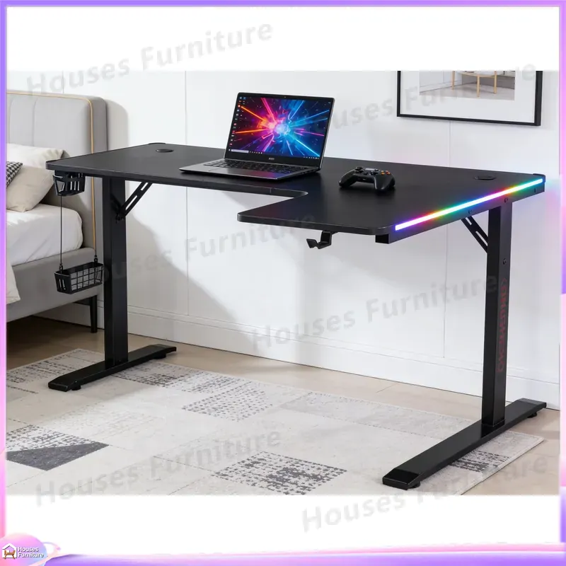 Large 160cm Gaming Desk with L - đánh giá và giá Desk Setup L Shaped